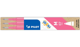 Pilot Frixion Clicker/Ball 0.7mm Erasable Pen Refills Pink - 3 Pack