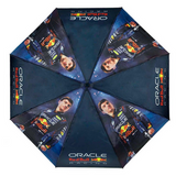 Red Bull Racing Max Verstappen Foldable Compact Umbrella - Navy
