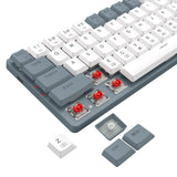 Redragon BS8772 Wireless Keyboard and Mouse Combo – Grey/White