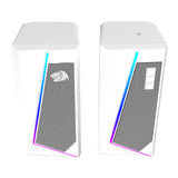 Redragon GS20W ANVIL 3W 2.0 RGB Stereo Desktop PC Speakers White - RD-GS520W