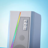 Redragon GS20W ANVIL 3W 2.0 RGB Stereo Desktop PC Speakers White - RD-GS520W