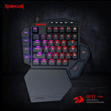 Redragon Diti Elite Pro One-Handed RGB Wireless Mechanical Gaming Keyboard - RD-K585RGB-PRO-B