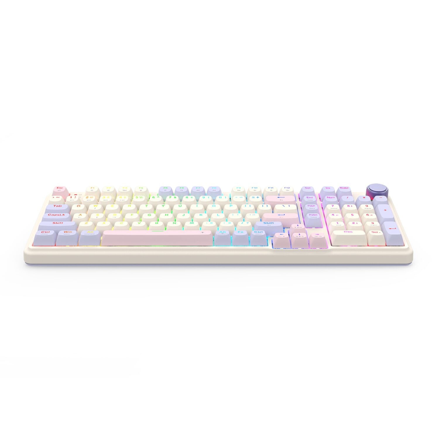 Redragon K768 EISA 100 RGB Wireless Gaming Keyboard – Lila