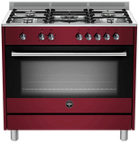 La Germania Rustica RUS95C61LDVI Gas/Electric Cooker - Burgandy