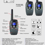 Zartek Rechargeable Two-Way Radios - RX-8 (Twin Pack)