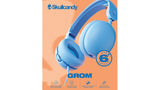 SkullCandy Grom Wired Over-Ear Headphones with Microphone Blue - S6KAY-R740