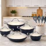 Snappy Chef SCSG003 Superlight 10pc Cast Iron Combo