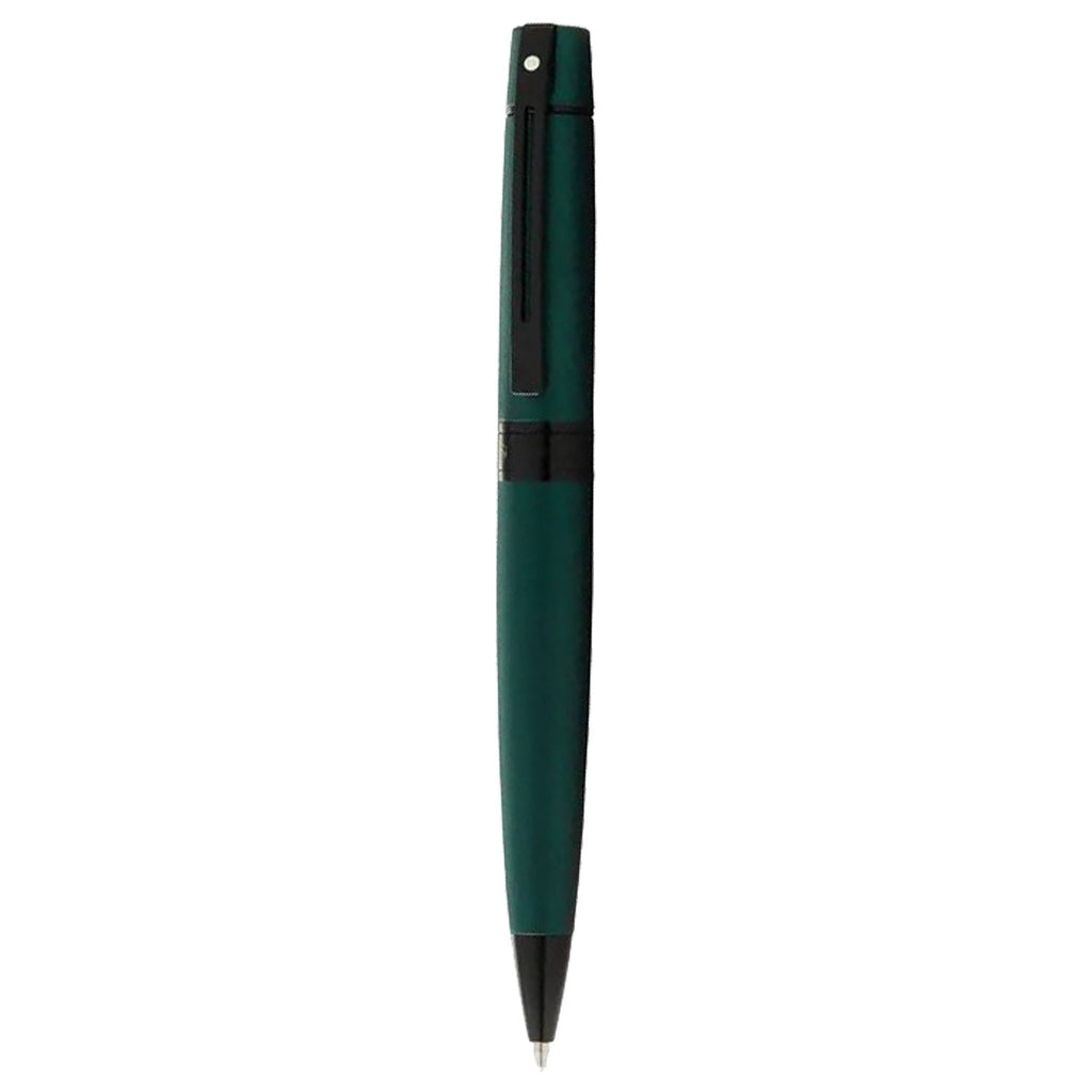 Sheaffer 300 Ballpoint Pen Matte Green Lacquer PVD Trim - E2934651