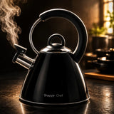 Snappy Chef 1.8L Whistling Kettle - Black KESI002