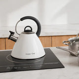 Snappy Chef 1.8L Whistling Kettle - White KEBE002