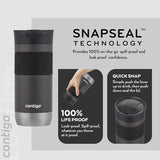 Contigo Byron 2.0 Snapseal™ - 470ml - Stainless Steel