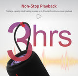 Astrum SP110 Portable Bluetooth Speaker RGB Light TWS – Black