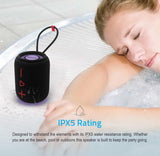 Astrum SP110 Portable Bluetooth Speaker RGB Light TWS – Black