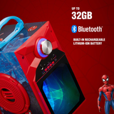 Marvel Spider-Man Galaxy LED Stars Bluetooth Karaoke Machine