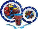 Spiderman 5 Piece Microwaveable Set