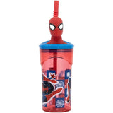 3D Spiderman Figurine Tumbler - 360ml