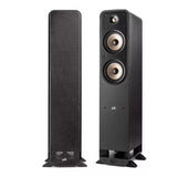 Polk Signature Elite ES55 High-Quality Floor-Standing Tower Speaker Pair - Black