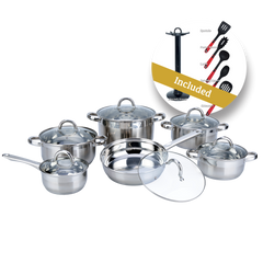 Snappy Chef 12pc Supreme Set + Free Untensils - SSCS012 – New World