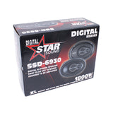 Starsound SSD-6930  Digital Series 6″x9″ 100Watt RMS 3-Way Coaxial Speakers