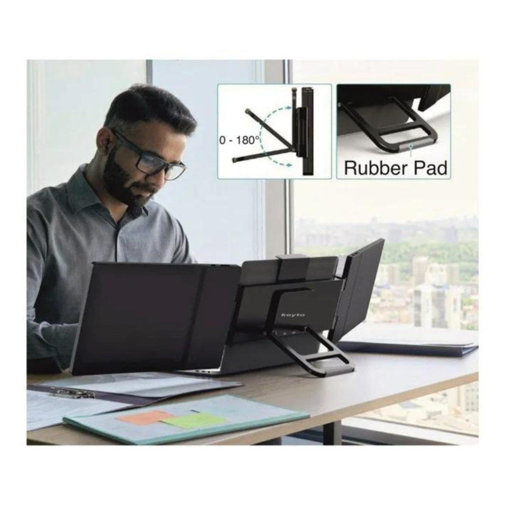 Keyto Portable and Expandable Multi-Screen Monitor - TR116H – New World