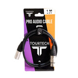 TOURTECH XLR to XLR Microphone Cable (1m)