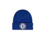 Chelsea FC Lion Crest Core Blue Cuff Knit Beanie
