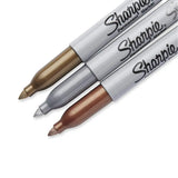 Sharpie Metallic Permanent Marker Assorted 3 Pack