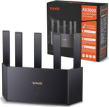Tenda TX12L Pro AX3000 WiFi 6 Wireless Router - Dual-band 2.4GHz and 5GHz Gigabit Ethernet