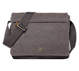 Troop  Canvas  Laptop Messenger Bag TRP0240CH - Charcoal