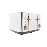 Boden Stark TS401 Anson 4 Slice Toaster - Stainless Steel