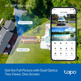 TP-Link Tapo C246D Indoor/Outdoor Dual Lens Pan/Tilt Security Camera