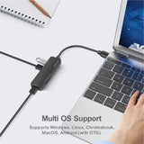 Astrum UH030 USB-C and Card Reader Multi-Port Hub