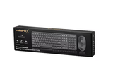 VolkanoX Garnet Series Wireless Keyboard and Mouse Combo Black VKX-20008-BK