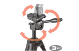 Velbon EX-440 Aluminium Tripod with 3-Way Pan and Tilt Head