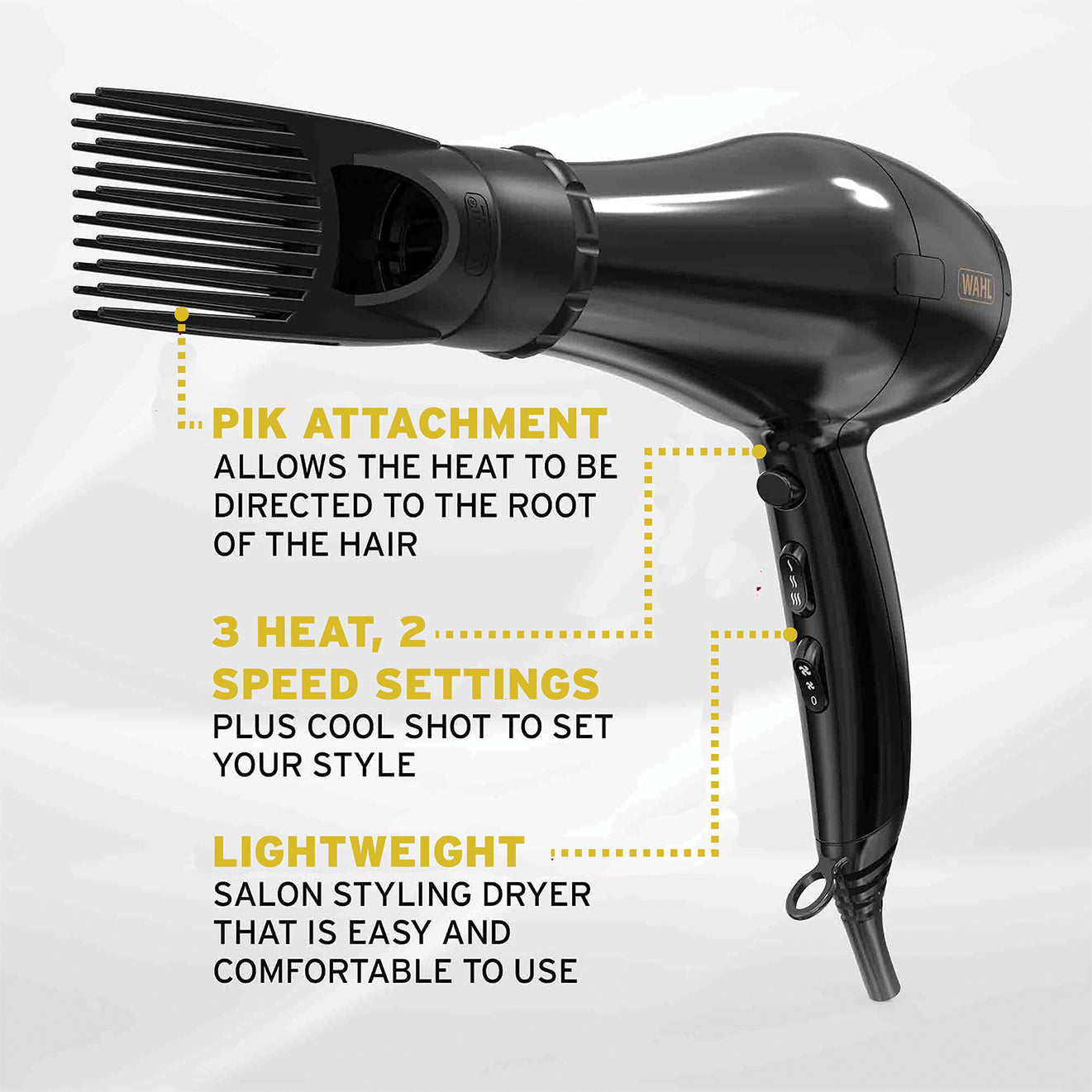 Wahl PowerPik 3000 Hair Dryer WH3027323 – New World