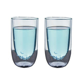 QDO Element Water 350ml Double Wall Glasses - 2pk