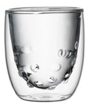QDO Element Water 75ml Double Wall Glasses - 2pk