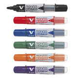 Pilot V Board Master Whiteboard Marker Wallet - 6 Pack