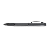 Sheaffer 100 Rollerball Pen Ionic Shiny Dark Grey Gunmetal with PVD Trim - E1937551