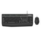 Winx Do Essential Wired Keyboard and Mouse Combo - (WX-CO102) Black