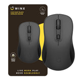 WinX CLICK Easy 1600DPI 2.4GHz Wireless Mouse Black- WX-KB108