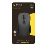 WinX CLICK Easy 1600DPI 2.4GHz Wireless Mouse Black- WX-KB108