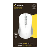 WinX CLICK Easy 1600DPI 2.4GHz Wireless Mouse White- WX-KB109