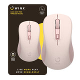WinX CLICK Easy 1600DPI 2.4GHz Wireless Mouse Pink - WX-KB110