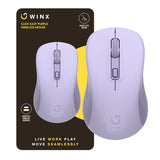 WinX CLICK Easy 1600DPI 2.4GHz Wireless Mouse Purple - WX-KB111