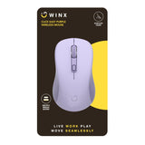 WinX CLICK Easy 1600DPI 2.4GHz Wireless Mouse Purple - WX-KB111