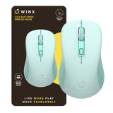 WinX CLICK Easy 1600DPI 2.4GHz Wireless Mouse Green - WX-KB112