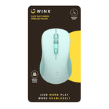 WinX CLICK Easy 1600DPI 2.4GHz Wireless Mouse Green - WX-KB112