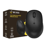 WinX CLICK More Dual-Mode Wireless Mouse Black - WX-KB113