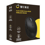 WinX CLICK More Dual-Mode Wireless Mouse Black - WX-KB113
